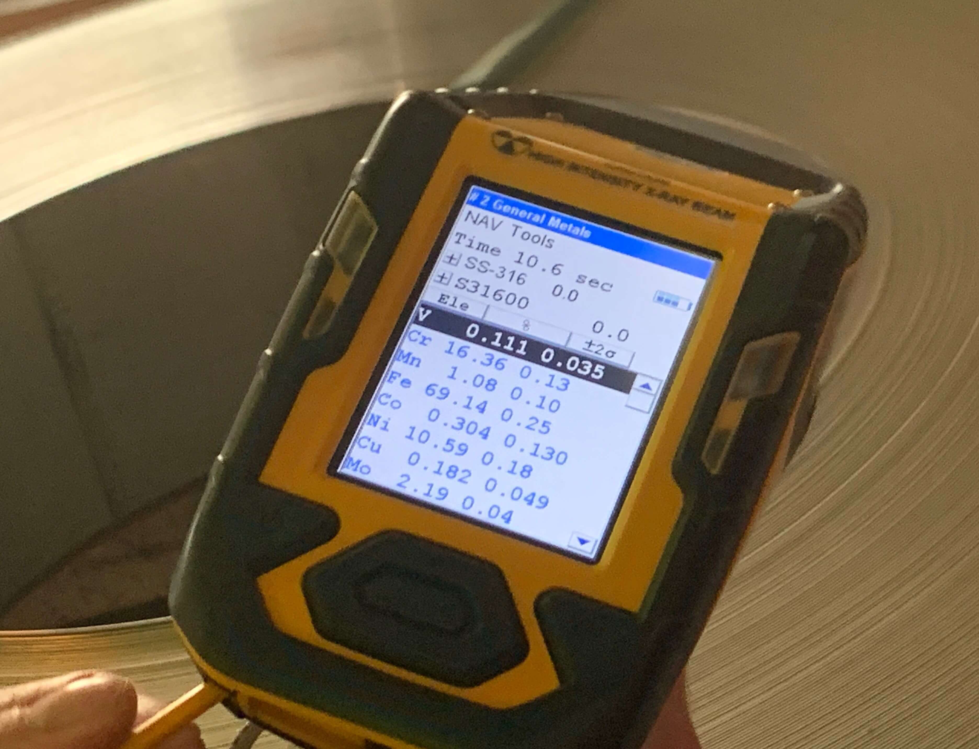 不銹鋼316L(1.4404)化學成分與機械性質確認