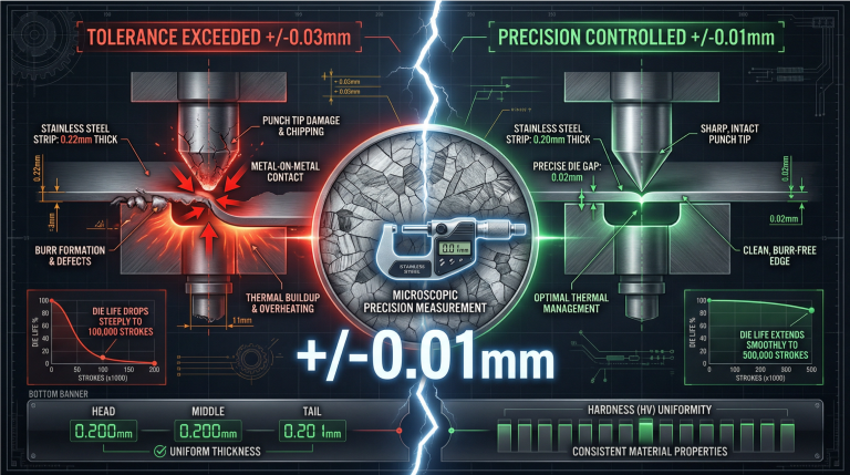 Read more about the article The Soul of Precision Stamping: Stainless Steel Thickness Tolerance